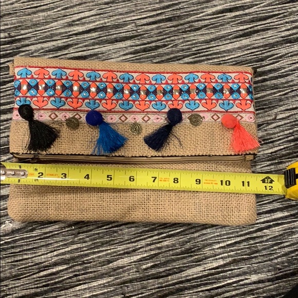 NWT Boho/chic bag with straps & embellishments - Picture 8 of 8